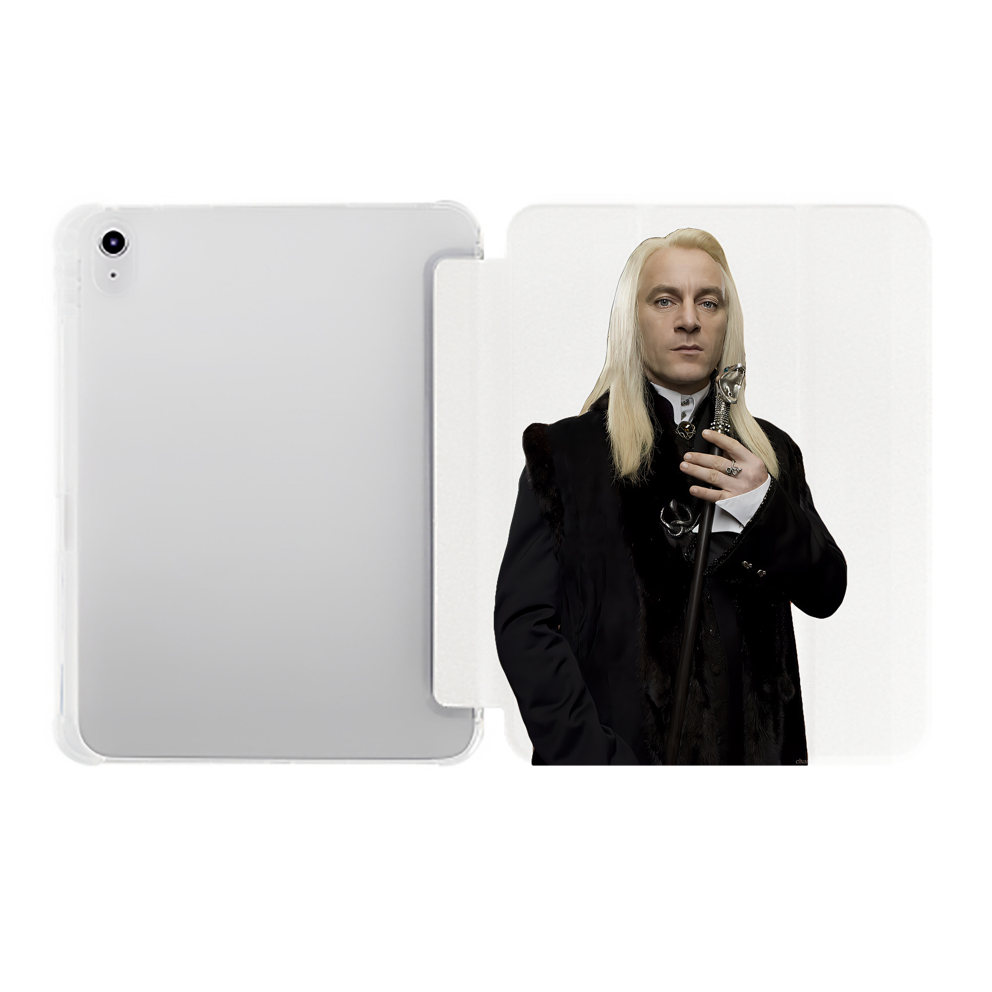 （画像用） Harry Potter ハリー・ポッターシリーズ IPad ケース ペン収納付き 三つ折りスタンド PUレザー×シリコン 対応機種9.5/10.5/10.9インチ